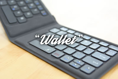 Bluetooth®キーボード「Wallet」(本製品は生産終了しております)