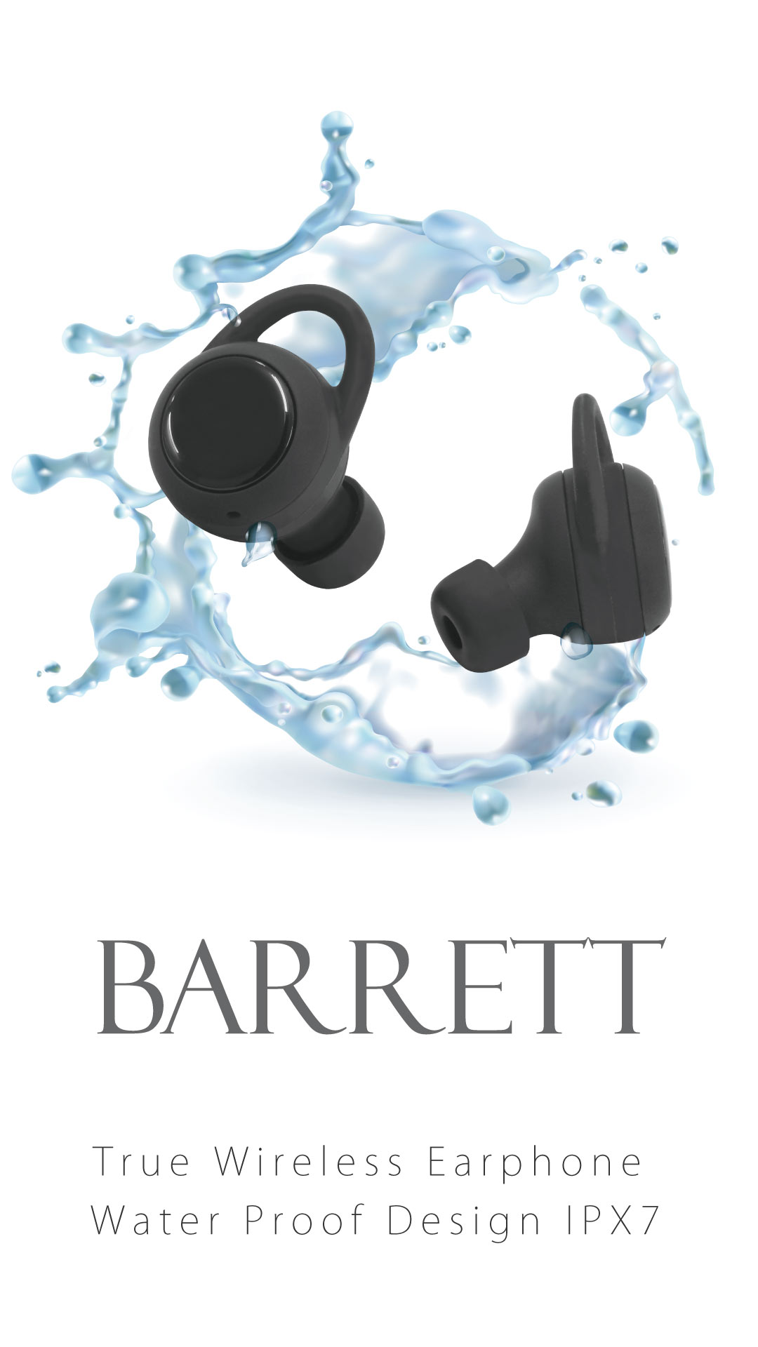 Bluetooth®イヤホン「BARRETT」(本製品は生産終了しております)